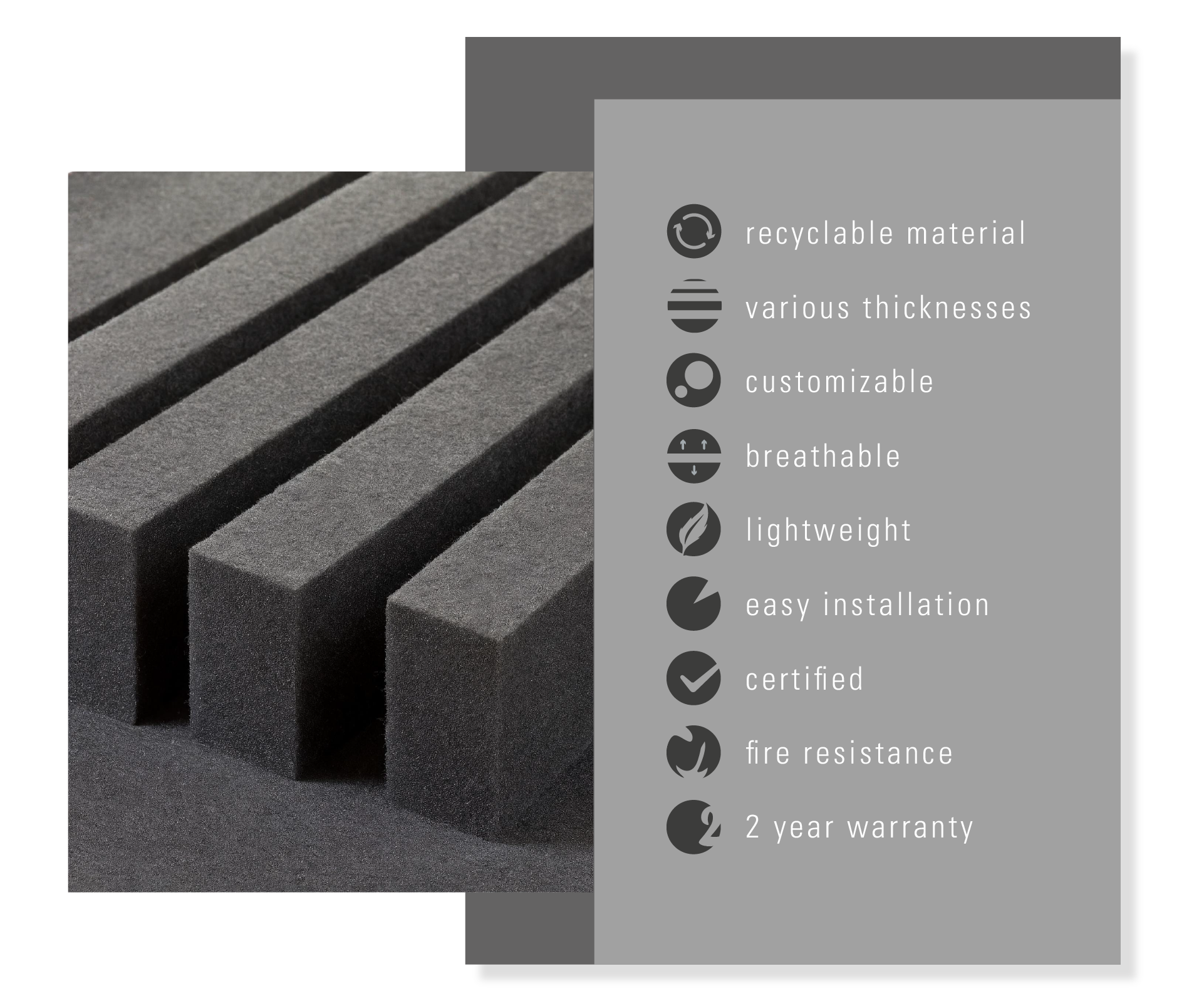 Noizen ECO BEAM Materials