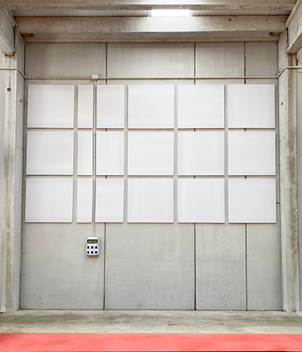tratamiento-acustico-espacios-publicos PanelNoise Noizen ECO FOAM utilizado en un espacio municipal